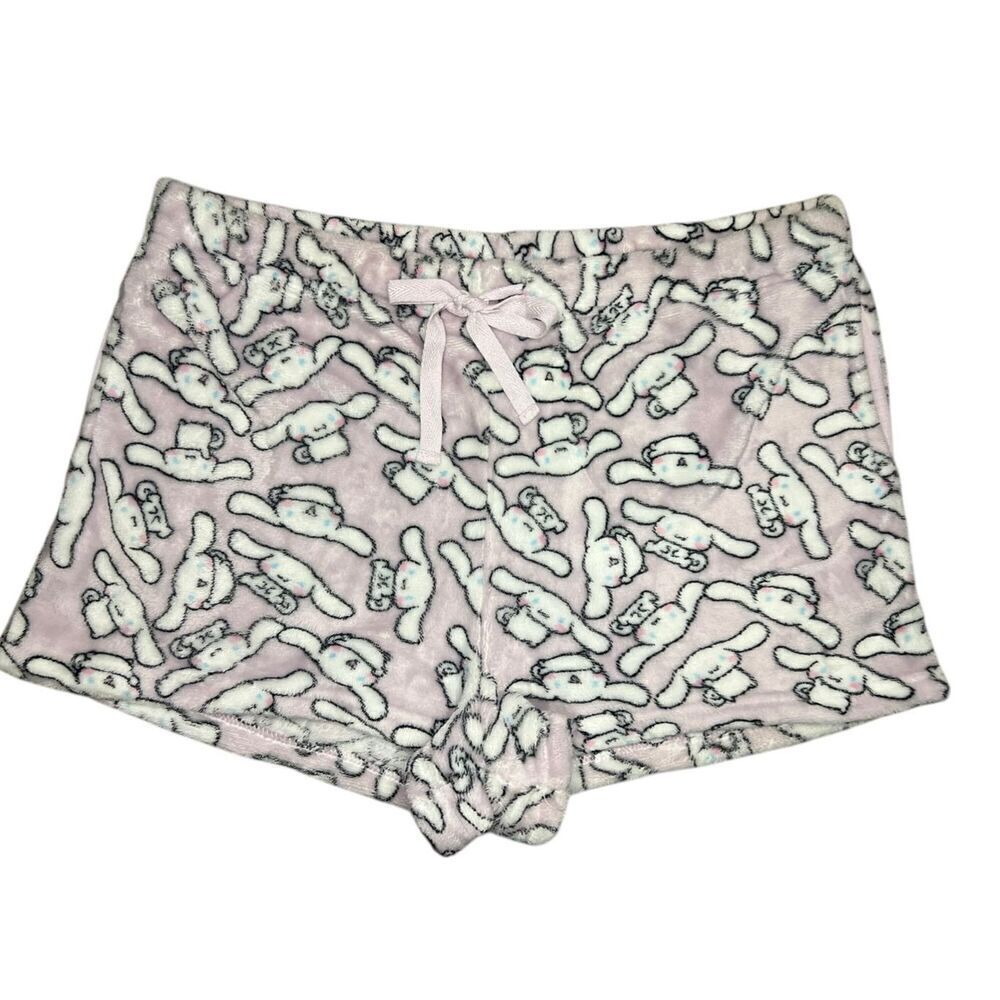 Sanrio Women’s XL Hello Kitty & Friends Cinnamoroll Fleece Shorts Pajamas Lounge